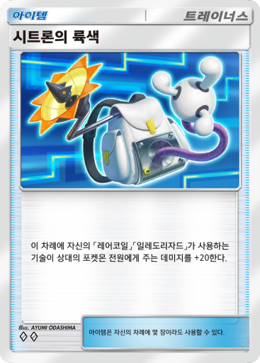 시트론의 륙색